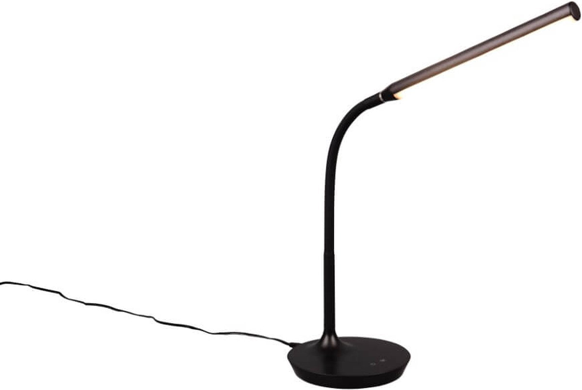 RL LIVE YOUR LIGHT Reality toro - tafellamp - bureaulamp - zwart - incl. 1x smd 5w - touch functie - aanpasbare lichtkleur - flexibel