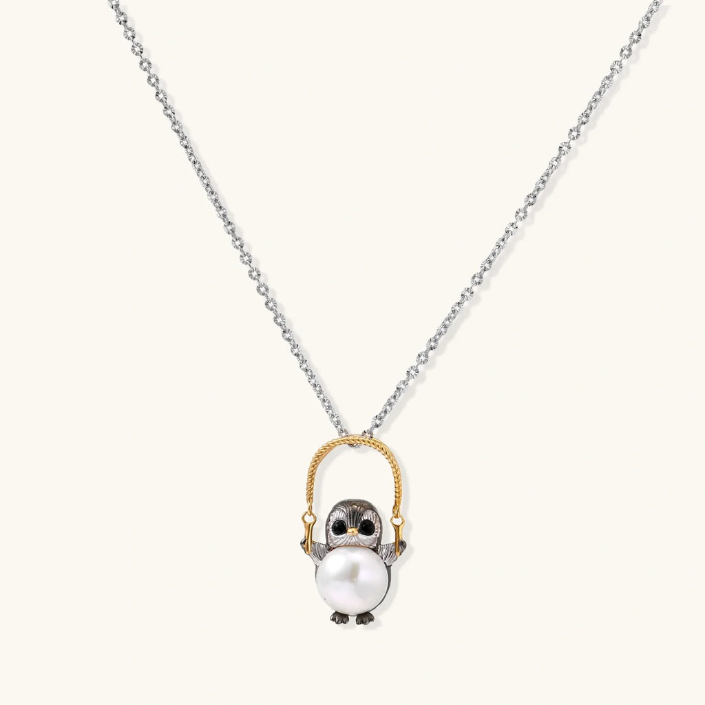 Perlenkette mit weiser Eule – Eleganter Schmuck mit Bedeutung