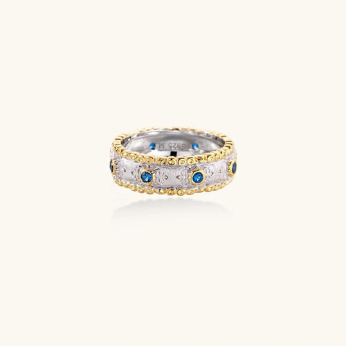 Azure Dreams Band Ring