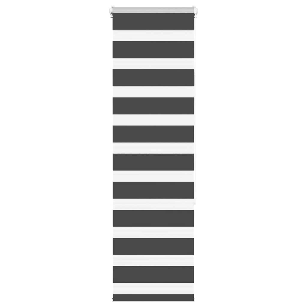 VidaXL zebra roller blind 40x150 cm fabric width 35.9 cm black