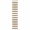 VidaXL zebra blind 50x200 cm fabric width 55.9 cm polyester sand brown