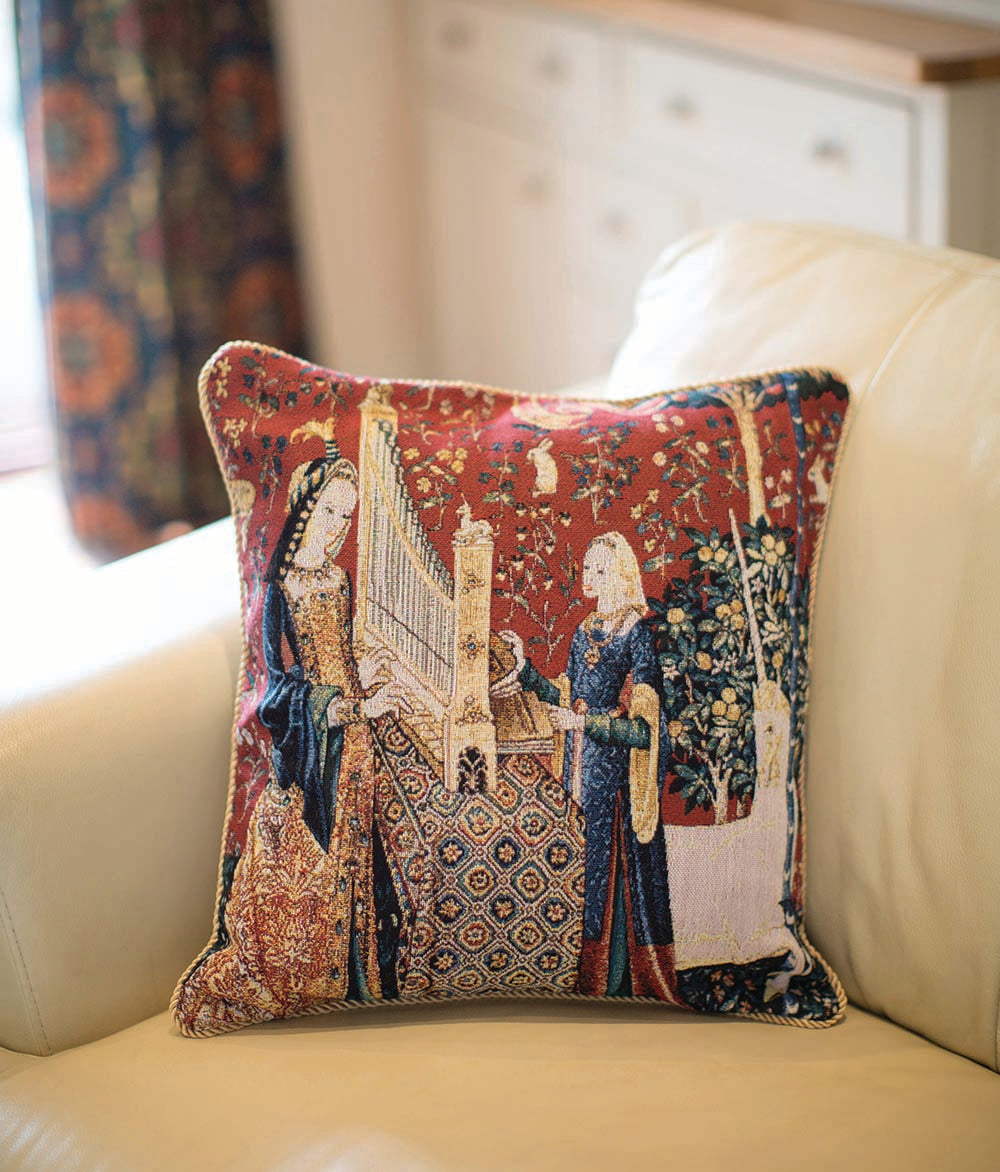 Lady and Unicorn Sense of Hearing - Cushion Cover Art 45cm*45cm