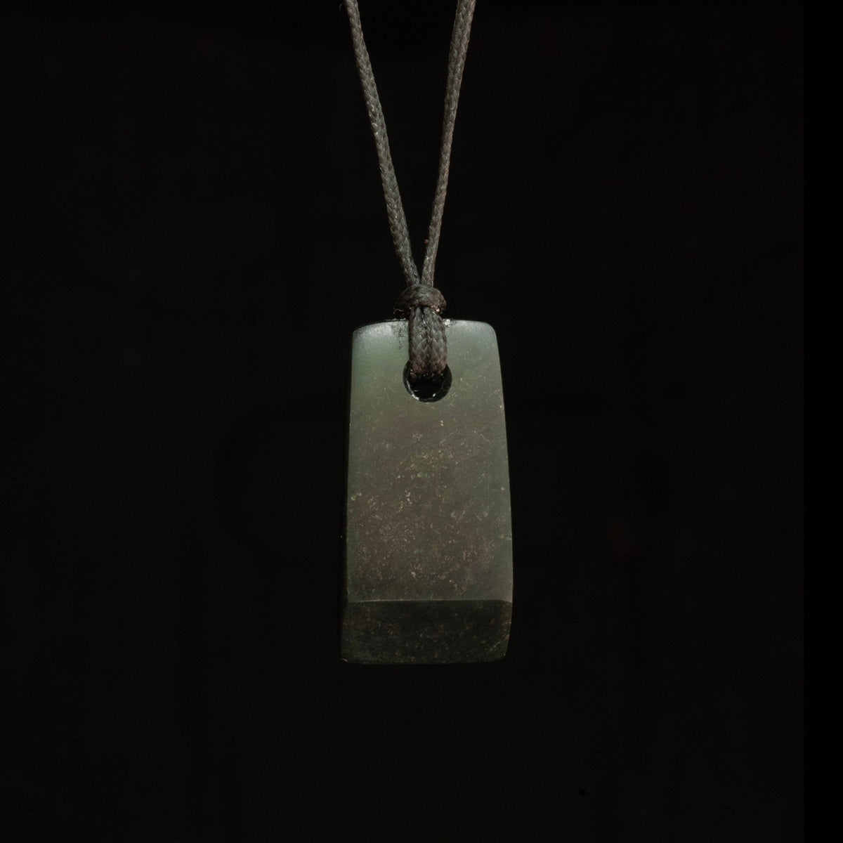 Hand carved Hei Toki bowenite pendant by Nick and Mady