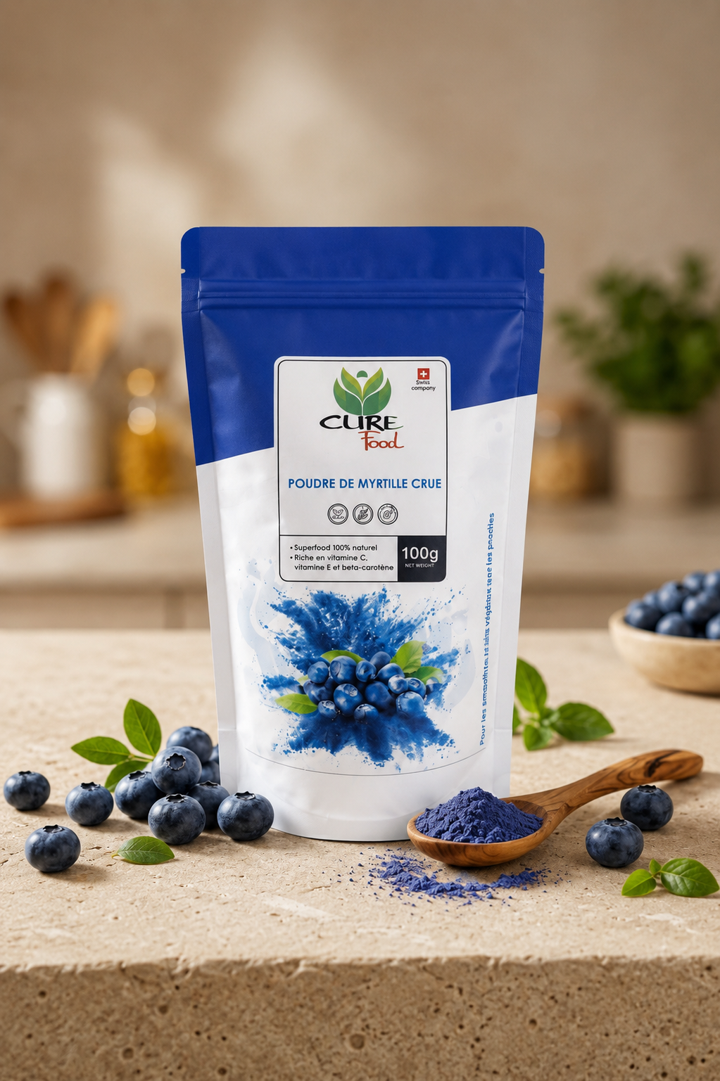 Poudre de Myrtille Crue
