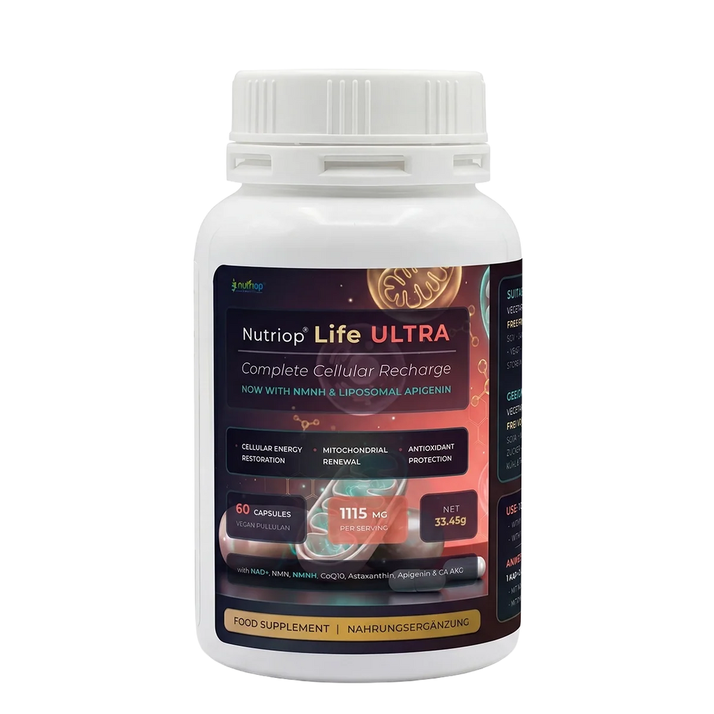 Nutriop® Life ULTRA - Advanced Multi-Pathway Longevity Stack (1115mg)