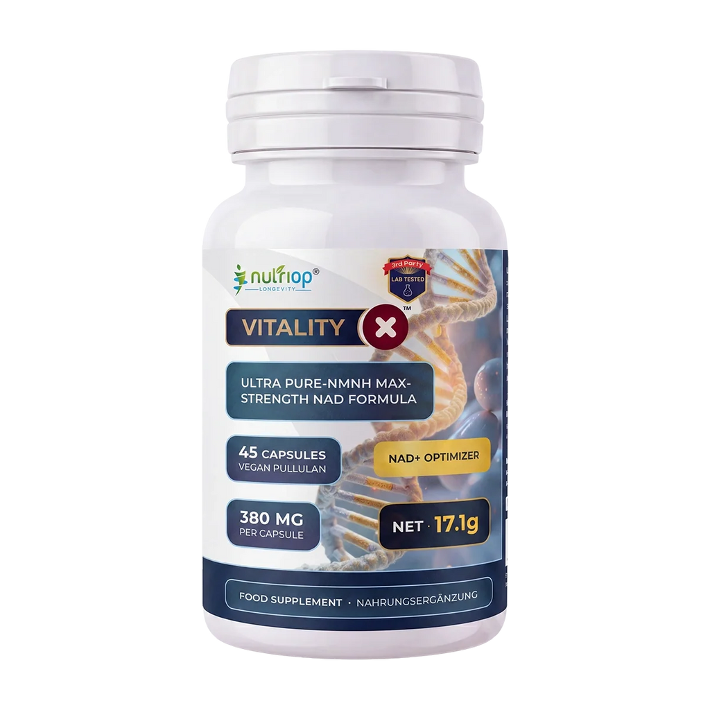 Nutriop® Vitality-X™ - Advanced NMNH & NAD+ Cellular Matrix (45 Capsules)