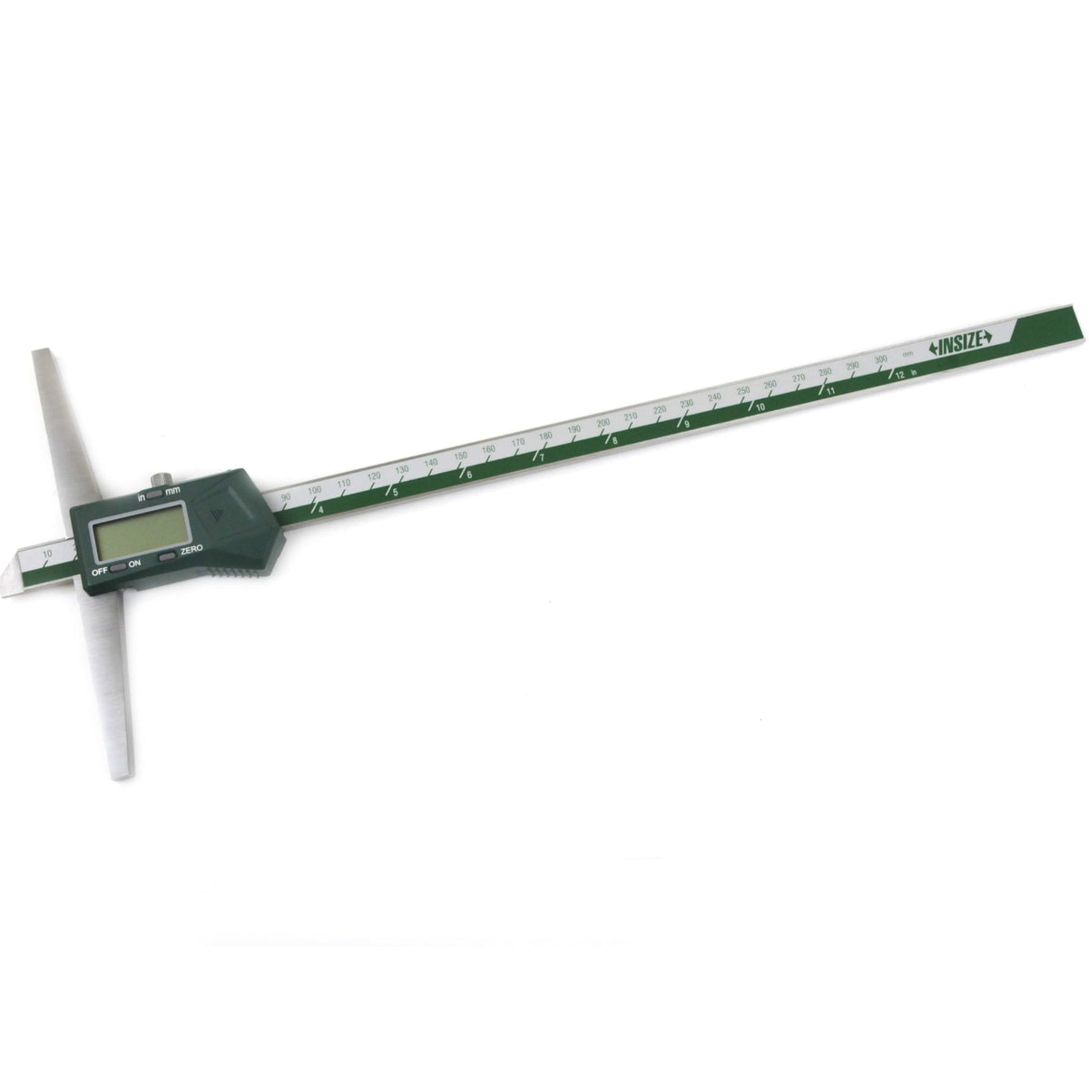 Insize Digital Depth Gauge 0-300mm/0-12" Range Series 1141-300A