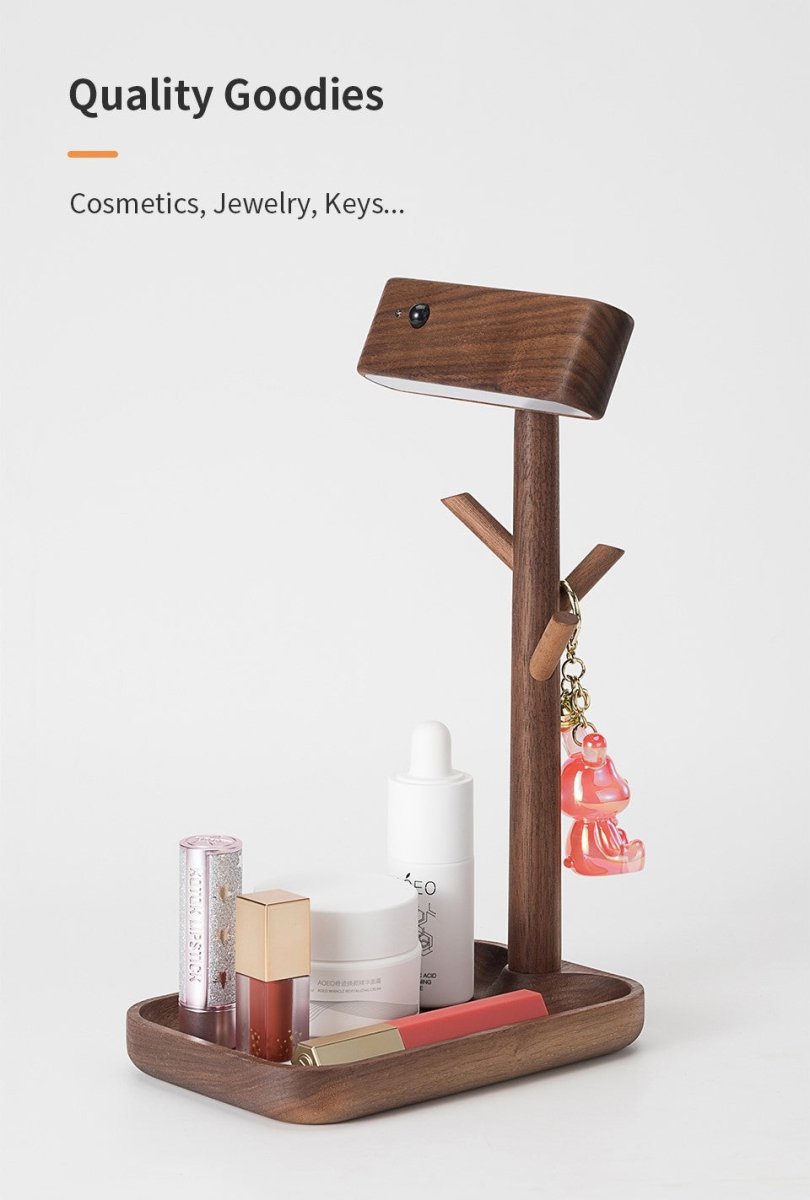Magnetic Solid Wood Rechargeable Induction Light