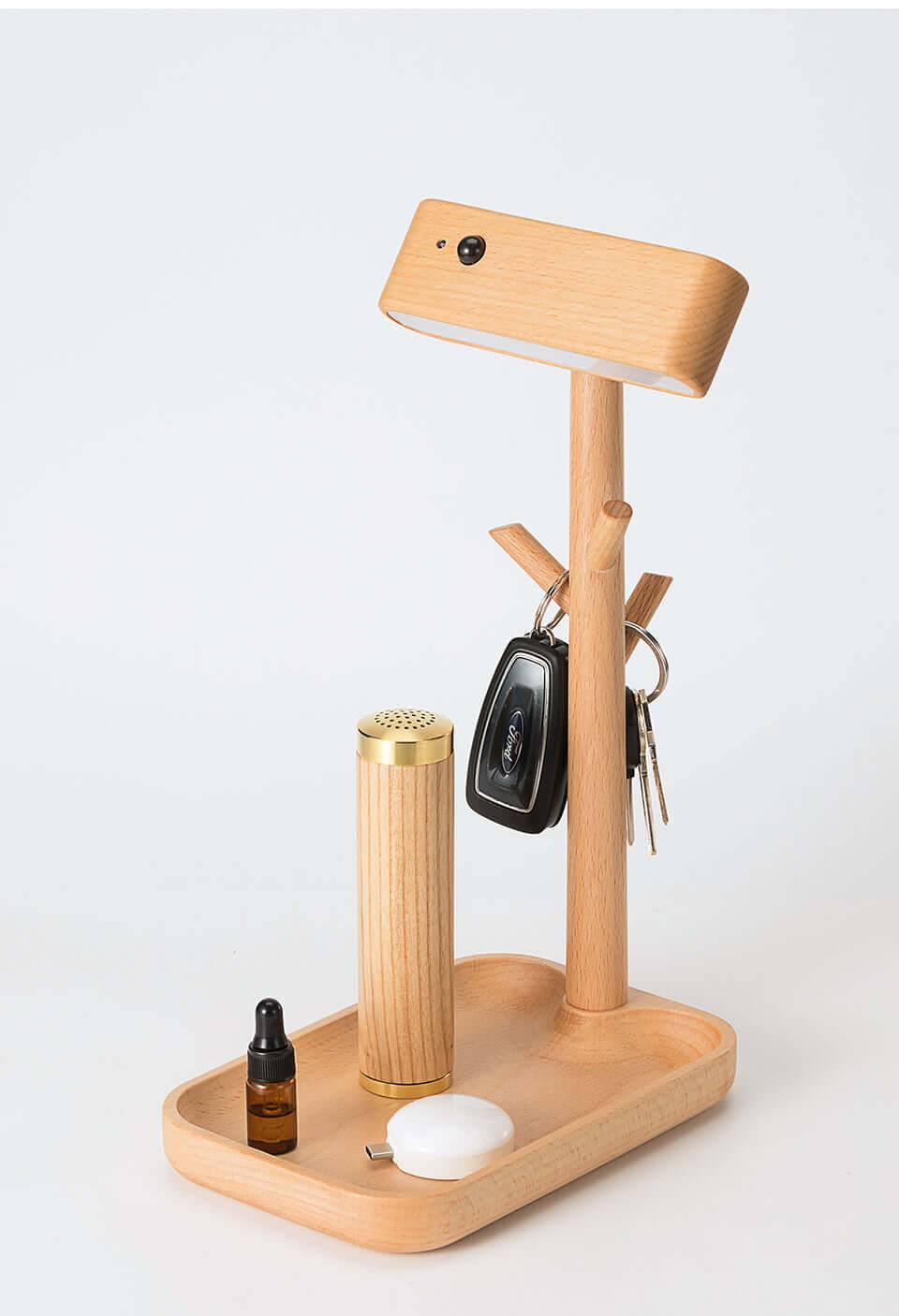 Magnetic Solid Wood Rechargeable Induction Light