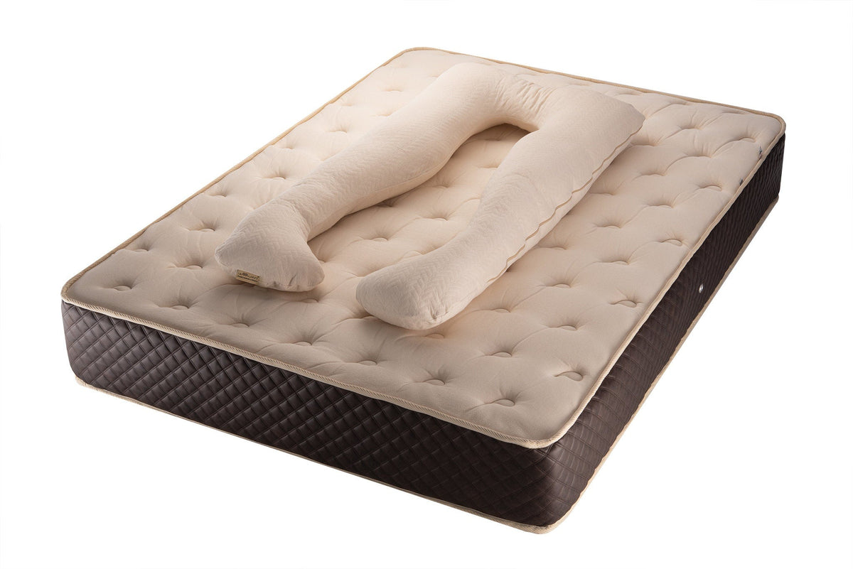 The Woolland Hemp and Wool Pregnancy Pillow, U Shaped