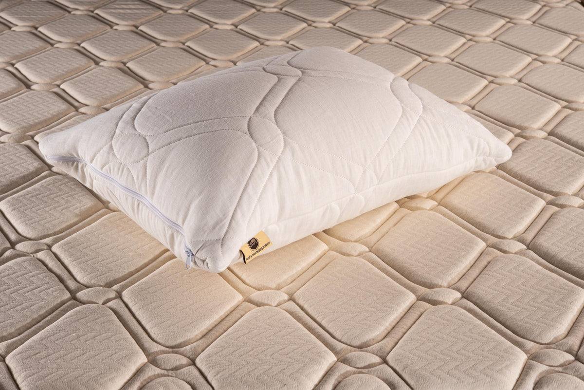 Kapok, linen and wool super pillow