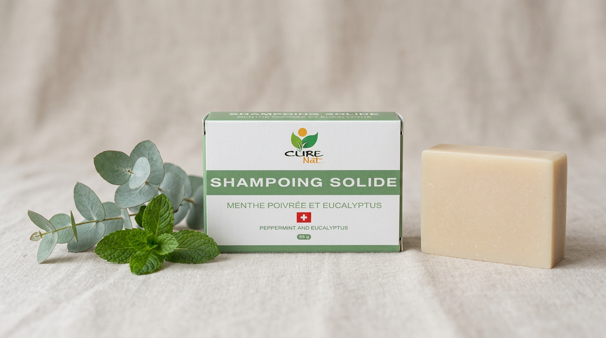 Shampoing Solide Menthe Poivrée et Eucalyptus