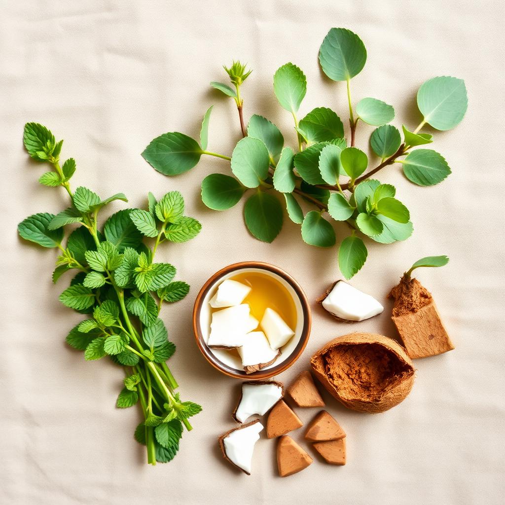 Shampoing Solide Menthe Poivrée et Eucalyptus