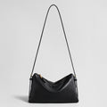 Vegetable-Tanned Lambskin Hobo Bag – Slouchy Shoulder Bag with Slim Adjustable Strap